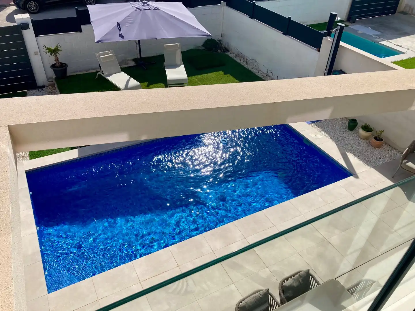 Houses for sale in Carrer de Xipre, 52, Gran Alacant Swimming pool of Houses for sale in Santa Pola with Air Conditioner, Terrace and Swimming Pool