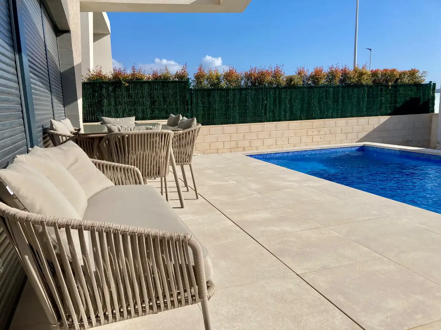 Houses for sale in Carrer de Xipre, 52, Gran Alacant Terrace of Houses for sale in Santa Pola with Air Conditioner, Terrace and Swimming Pool