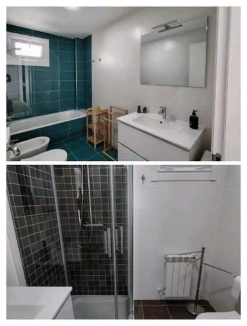 Piso de alquiler en Lalín Baño de Piso de alquiler en Lalín con Calefacción, Terraza y Trastero