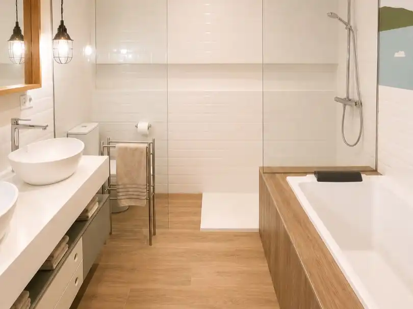 Piso en venta en Calle Sorzano, 16, La Cava - Fardachón Baño de Piso en venta en Logroño con Aire acondicionado, Terraza y Piscina