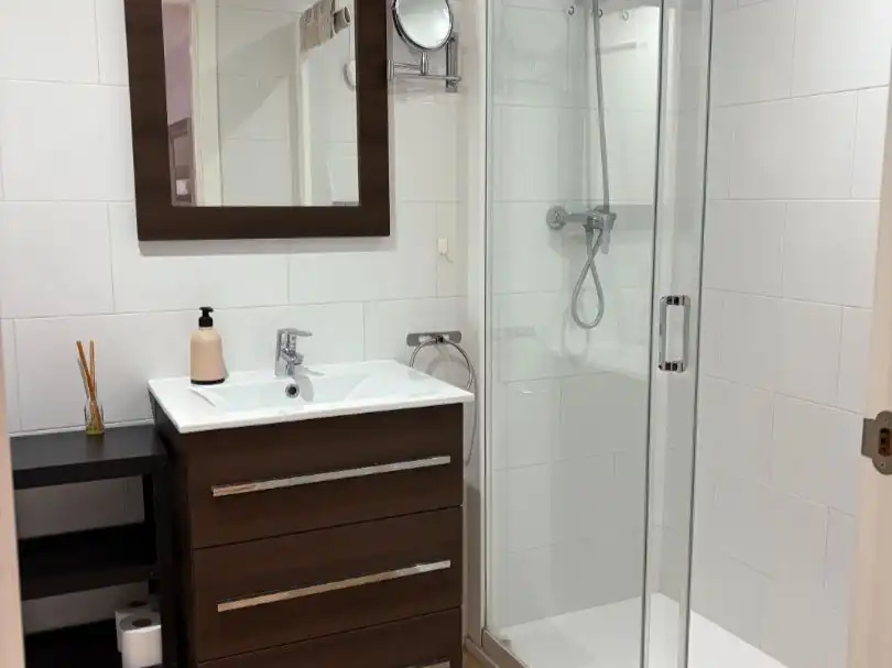 Baño de Apartamento en venta en Villajoyosa / La Vila Joiosa con Aire acondicionado, Amueblado y Videoportero