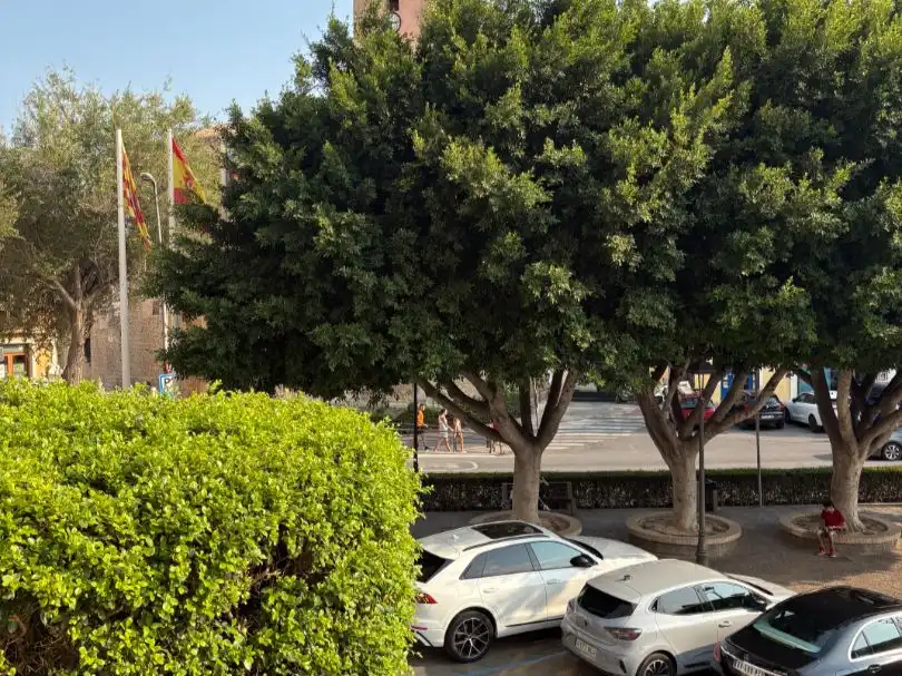Vista exterior de Apartamento en venta en Villajoyosa / La Vila Joiosa con Aire acondicionado, Amueblado y Videoportero