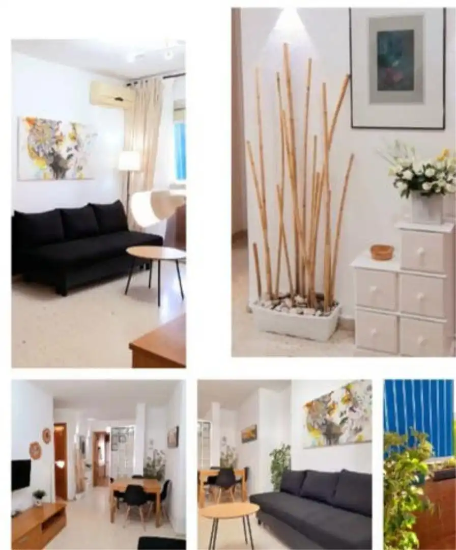 Apartamento en venta en Norte - Blanca Paloma Sala de estar de Apartamento en venta en Rota con Calefacción, Terraza y Amueblado