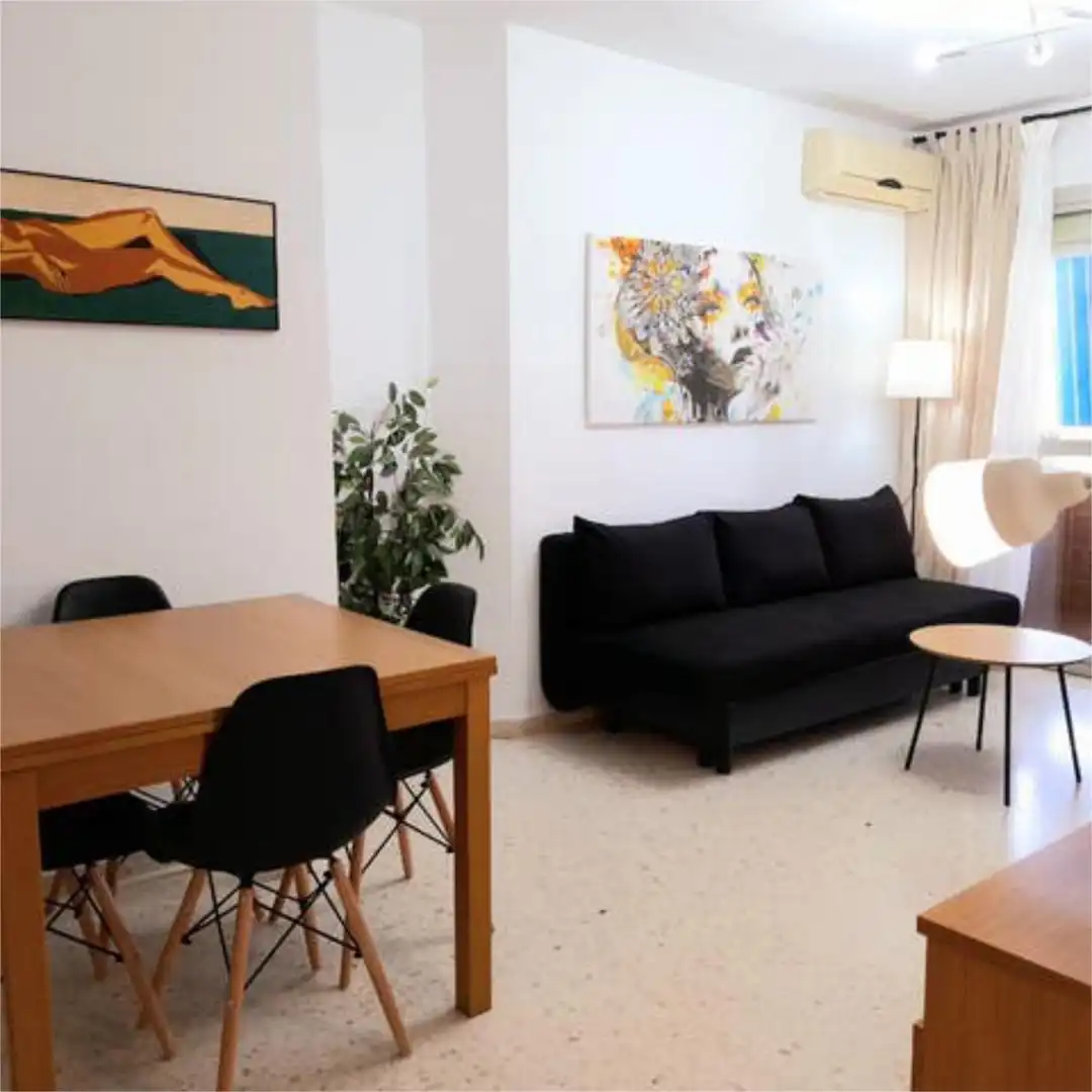 Apartamento en venta en Norte - Blanca Paloma Sala de estar de Apartamento en venta en Rota con Calefacción, Terraza y Amueblado