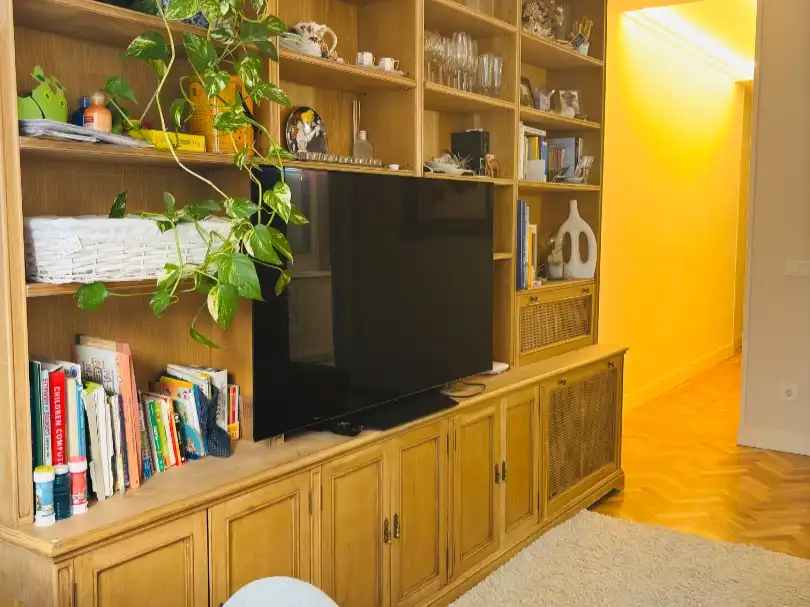 Flat for rent in Calle de Isaac Peral, 48, Vallehermoso Living room of Flat for rent in Madrid with Air Conditioner, Heating and Parquet flooring