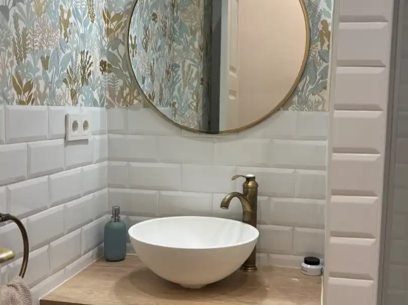 Flat for rent in Calle de Isaac Peral, 48, Vallehermoso Bathroom of Flat for rent in Madrid with Air Conditioner, Heating and Parquet flooring