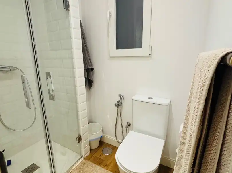 Flat for rent in Calle de Isaac Peral, 48, Vallehermoso Bathroom of Flat for rent in Madrid with Air Conditioner, Heating and Parquet flooring