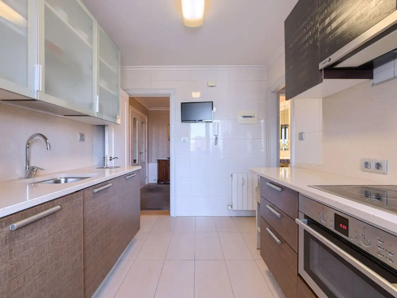 Wohnung zum Verkauf in Autonomia Kalea, 53, Ametzola Küche von Wohnung zum Verkauf in Bilbao mit Terrasse und Balkon