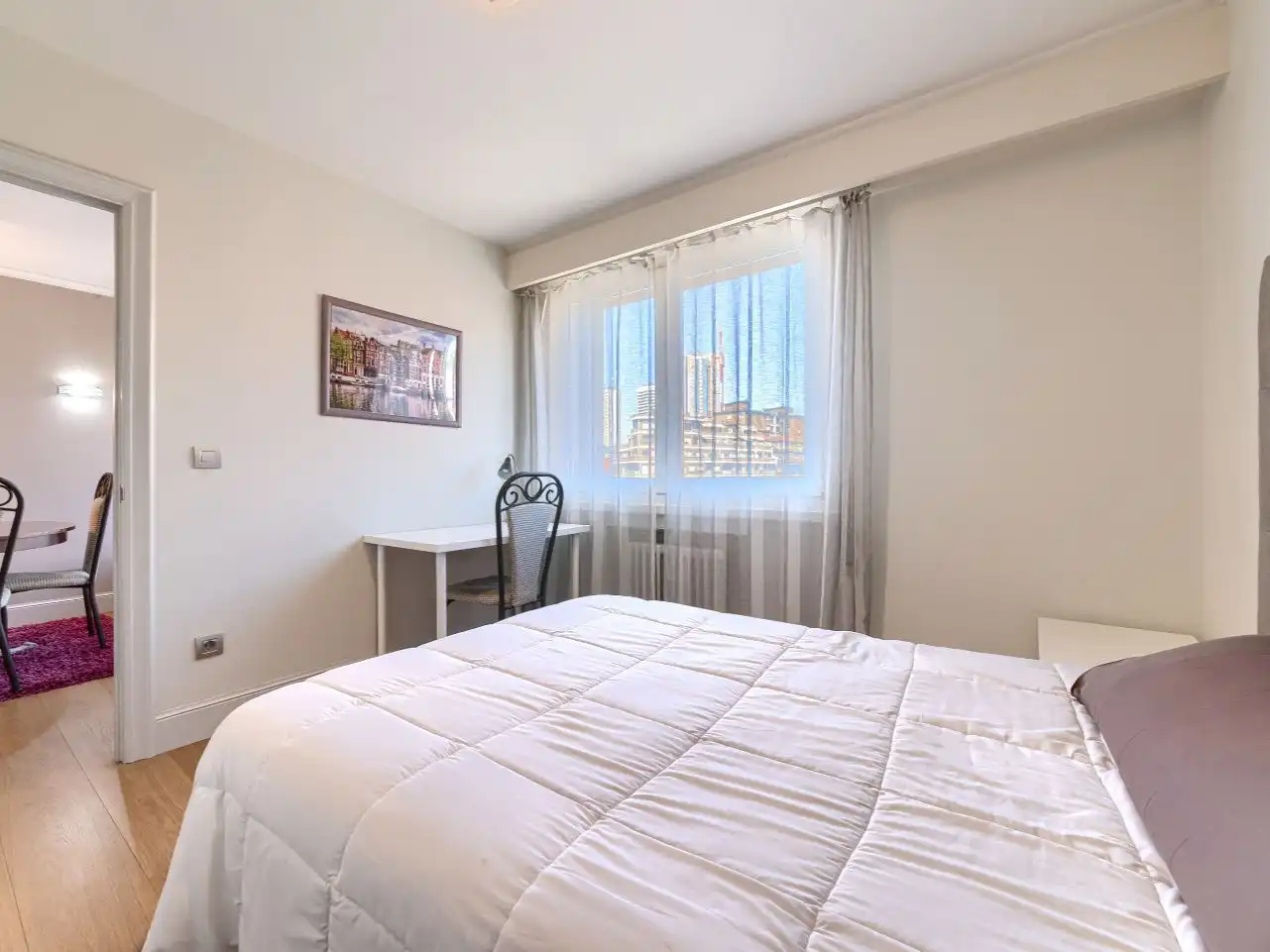 Wohnung zum Verkauf in Autonomia Kalea, 53, Ametzola Schlafzimmer von Wohnung zum Verkauf in Bilbao mit Terrasse und Balkon