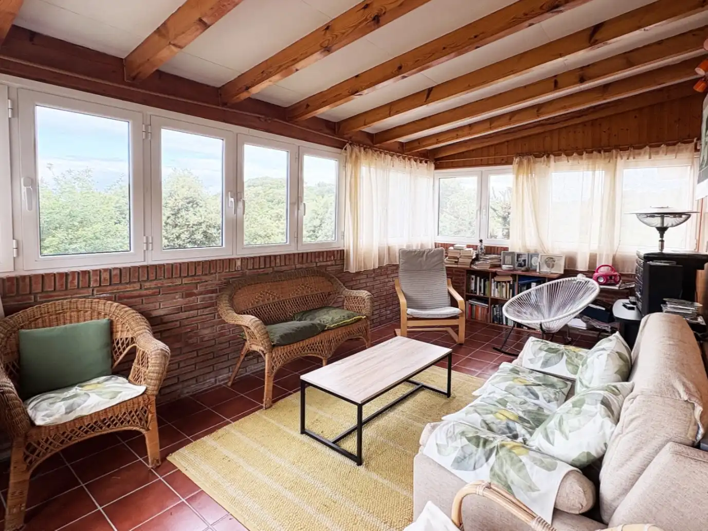 Piso en venta en GI-3811, 6, Zumaia Sala de estar de Piso en venta en Zumaia con Calefacción, Jardín privado y Terraza