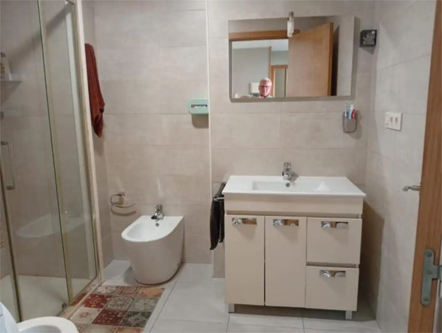 Baño de Piso de alquiler en Santa Comba con Trastero y Amueblado