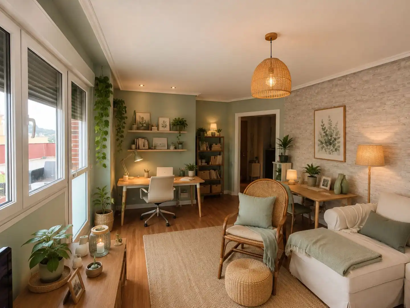 Living room of Flat for sale in Oviedo   with Heating, Terrace and Community parking