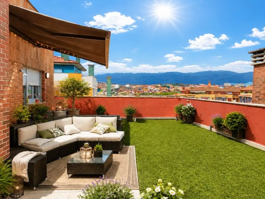 Terrace of Flat for sale in Oviedo   with Heating, Terrace and Community parking
