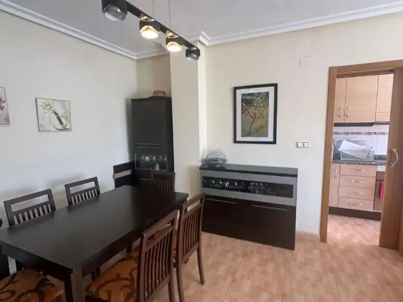 Flat for rent in Calle Virgen de la Paloma, 9, Zona Playa del Cura Dining room of Flat for rent in Torrevieja with Air Conditioner, Terrace and Furnished
