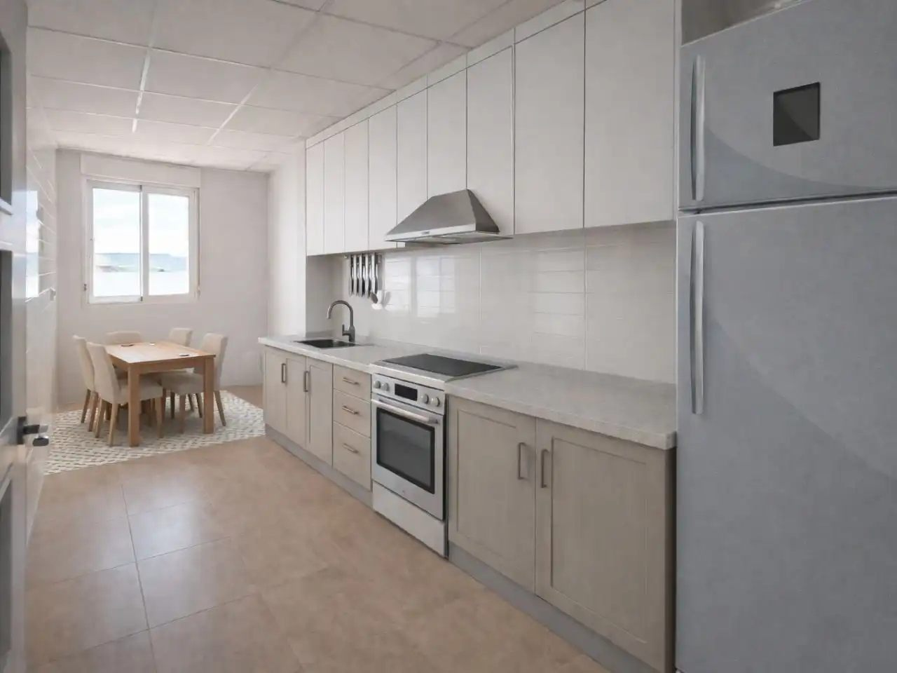 Piso en venta en Calle Sevilla, 1, Ceutí Cocina de Piso en venta en Ceutí con Terraza, Trastero y Videoportero