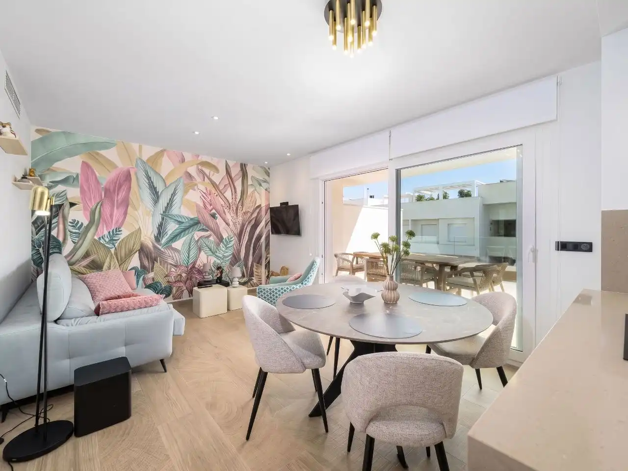 Flat for sale in Avenida Antonio Pedrera Soler, 15, Algorfa Living room of Flat for sale in Algorfa with Air Conditioner, Terrace and Swimming Pool