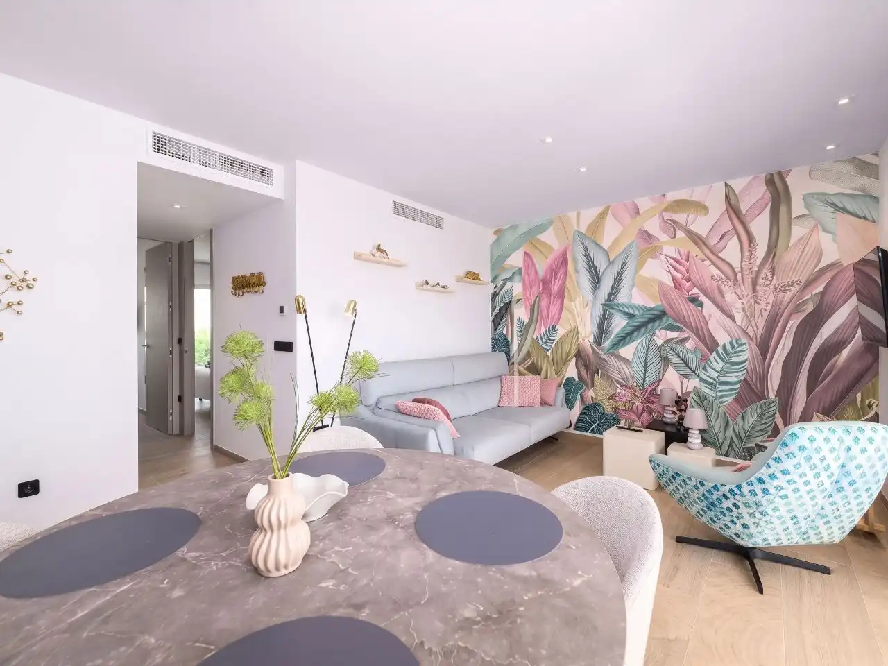 Flat for sale in Avenida Antonio Pedrera Soler, 15, Algorfa Living room of Flat for sale in Algorfa with Air Conditioner, Terrace and Swimming Pool