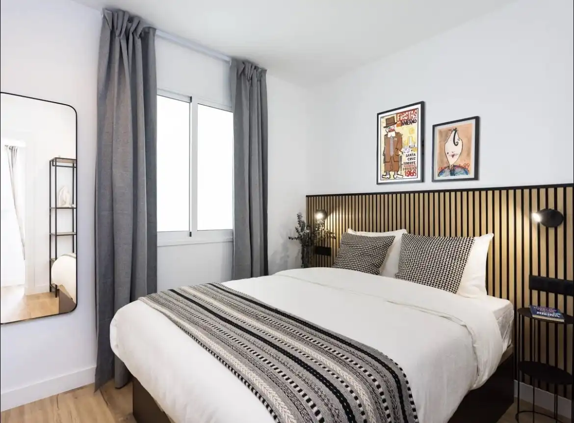 Wohnung zum Verkauf in Calle de la Rosa, 69, Toscal Schlafzimmer von Wohnung zum Verkauf in Santa Cruz de Tenerife Capital mit Klimaanlage