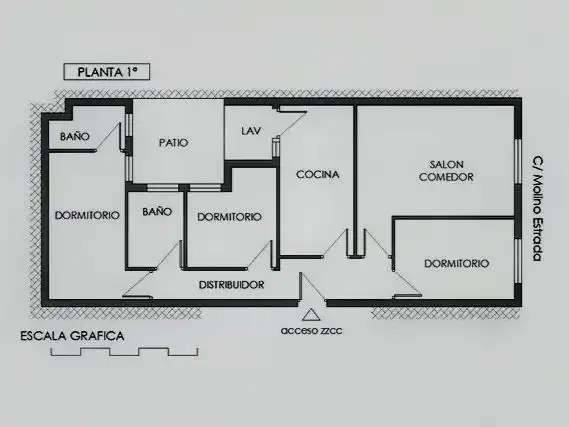 Piso en venta en Calle Atocha, 15, Villarrobledo Piso en venta en Villarrobledo con Aire acondicionado