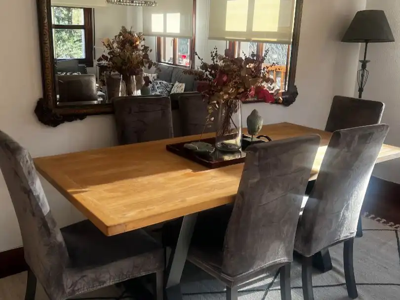 Houses for sale in Loibe Kalea, 26, Alonsotegi Dining room of Houses for sale in Alonsotegi with Heating, Private garden and Parquet flooring