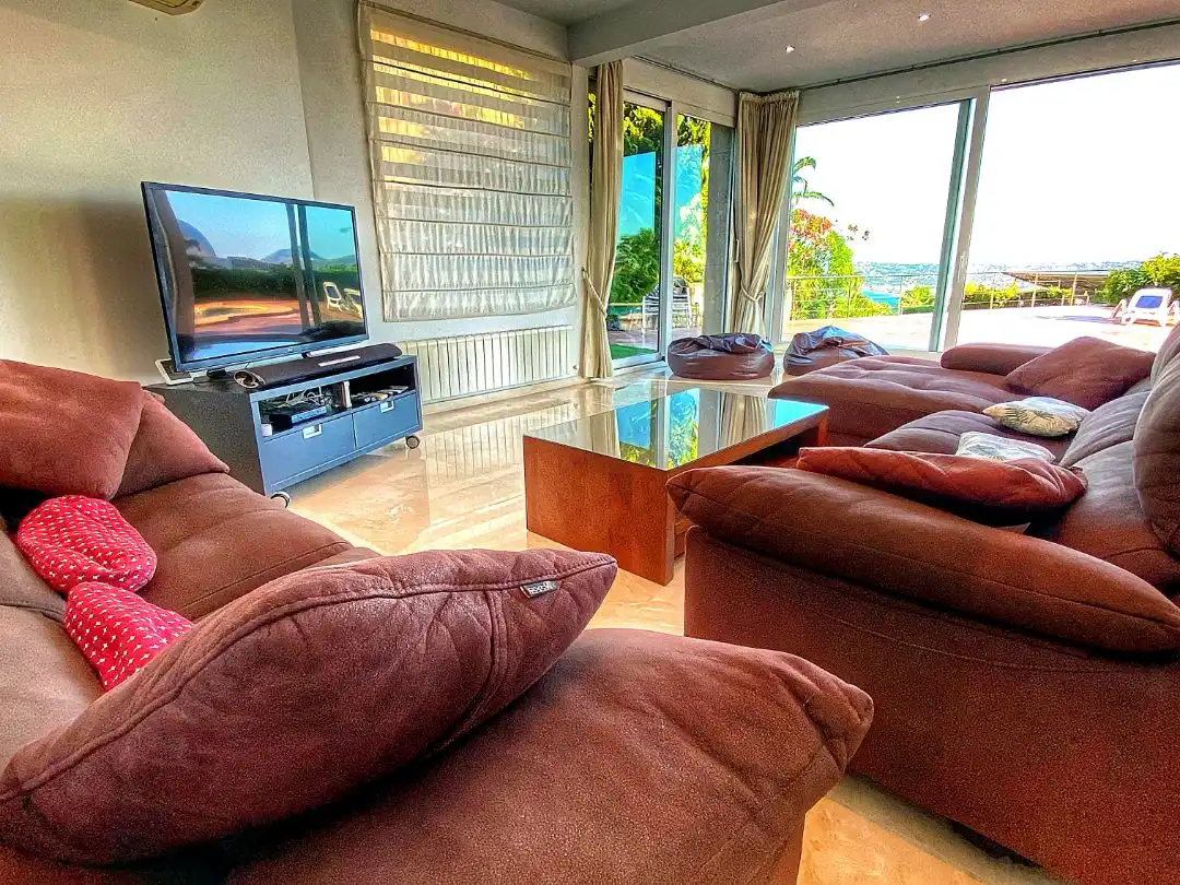 Houses for rent in Carrer Cuesta de San Antonio, 74, Puerto Living room of Houses for rent in Jávea / Xàbia with Air Conditioner, Heating and Private garden