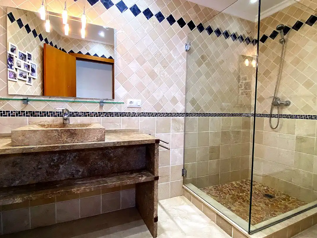 Houses for rent in Carrer Cuesta de San Antonio, 74, Puerto Bathroom of Houses for rent in Jávea / Xàbia with Air Conditioner, Heating and Private garden