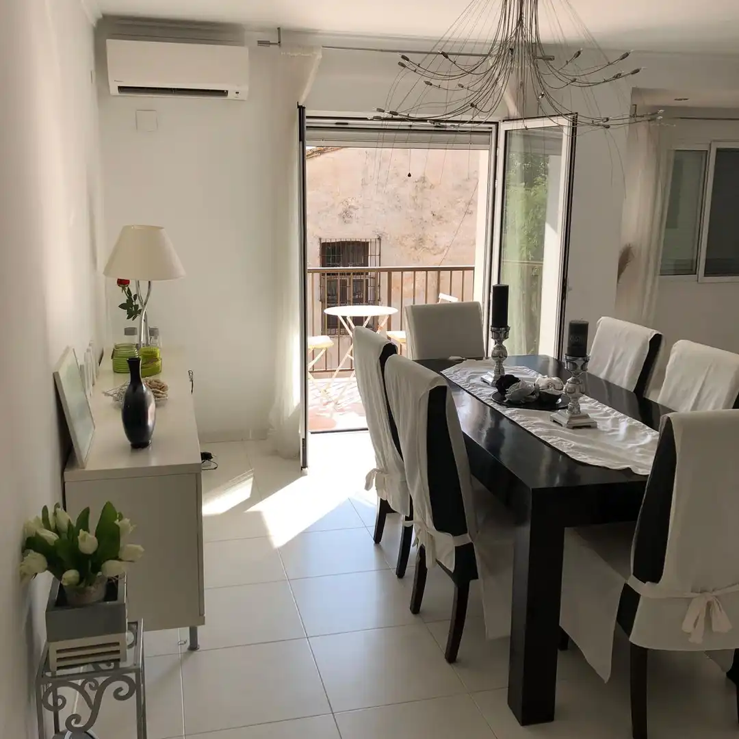 Dining room of Flat for rent in Dénia  with Air Conditioner, Heating and Terrace
