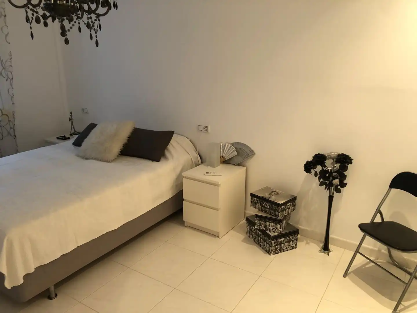 Bedroom of Flat for rent in Dénia  with Air Conditioner, Heating and Terrace