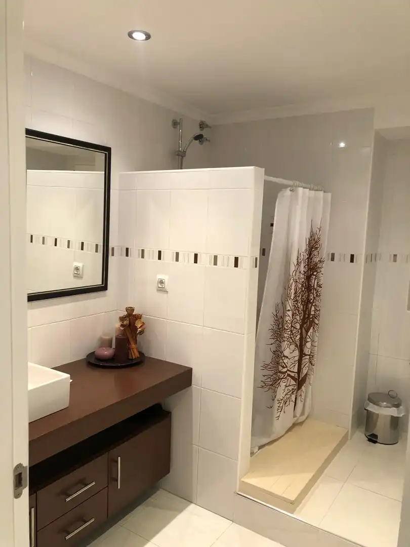 Bathroom of Flat for rent in Dénia  with Air Conditioner, Heating and Terrace
