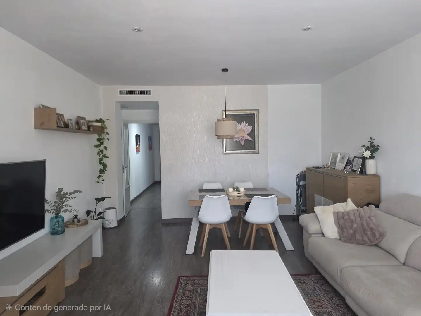Sala de estar de Piso en venta en Algemesí con Aire acondicionado, Calefacción y Parquet