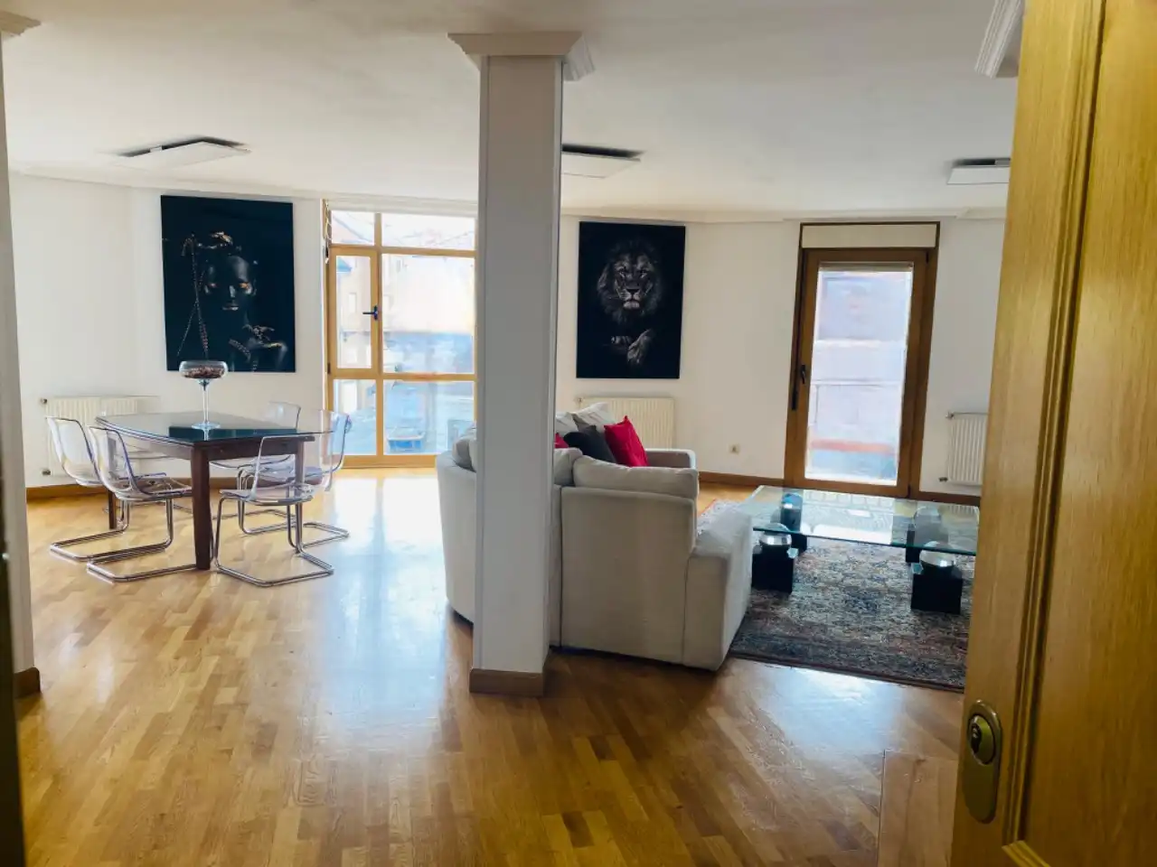 Piso de alquiler en Avenida de los Voluntarios, 123, Casa Amarilla Sala de estar de Piso de alquiler en Galapagar con Calefacción, Parquet y Trastero