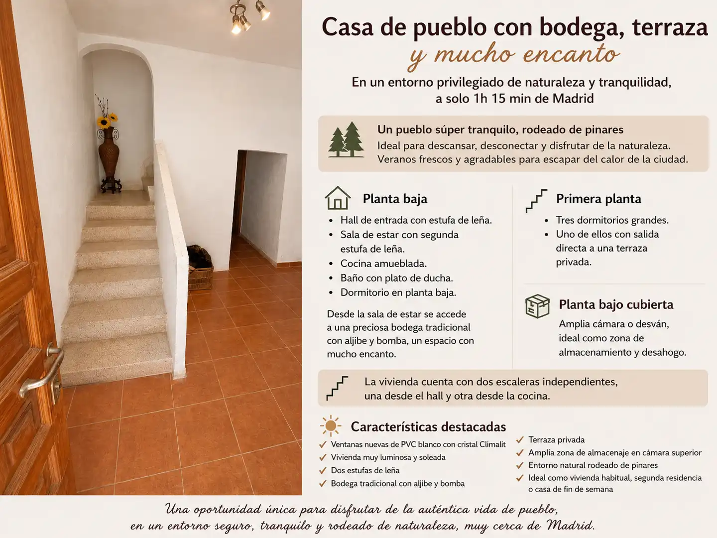 Detached homes for sale in Calle Queipo de Llano, 13, La Peraleja Detached homes for sale in La Peraleja with Terrace, Furnished and Balcony