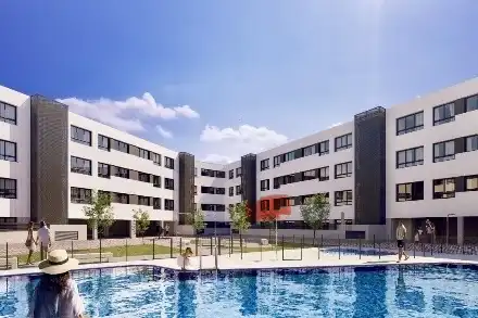 Wohnung zum Verkauf in Calle Alfonso X el Sabio, 1, Los Hueros Außenansicht von Wohnung zum Verkauf in Villalbilla mit Schwimmbad