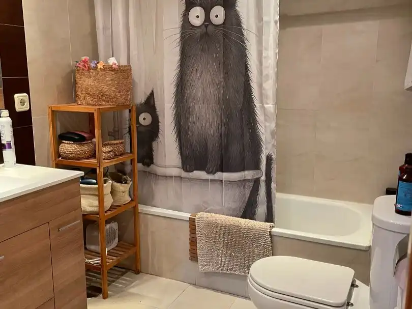 Flat for rent in Calle Agustina de Aragón, 1, Aguas Vivas - La Zambomba Bathroom of Flat for rent in Cáceres with Air Conditioner, Heating and Parquet flooring