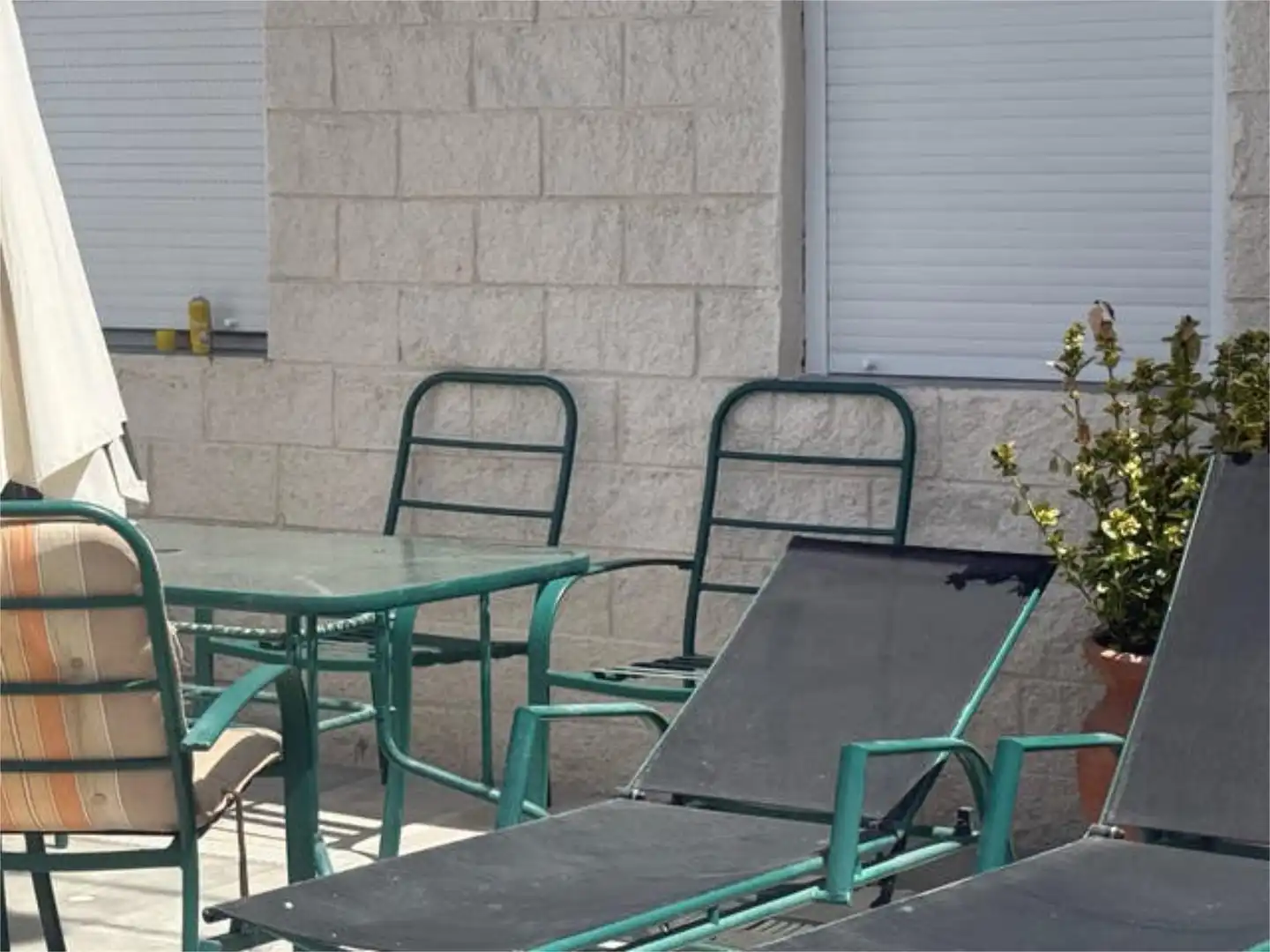 Apartamento de alquiler en Valdepelayo - Montepinos - Arroyo Culebro Terraza de Apartamento de alquiler en Leganés con Calefacción, Jardín privado y Terraza