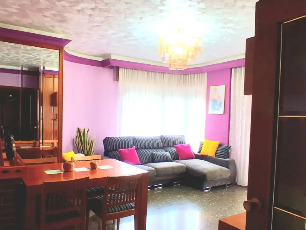 Piso de alquiler en Calle Nuestra Señora de Araceli, 1, Estación Sala de estar de Piso de alquiler en Albacete con Aire acondicionado, Calefacción y Jardín privado