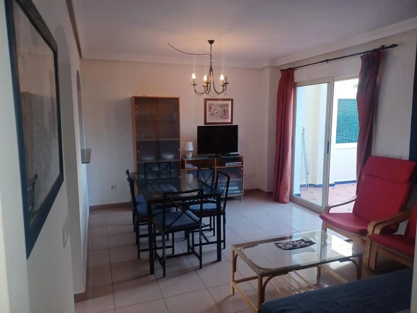 Wohnung zur Miete in Carretera de Les Marines a Dénia, 3, El Palmar - Los Molinos Esszimmer von Wohnung zur Miete in Dénia mit Klimaanlage, Terrasse und Schwimmbad