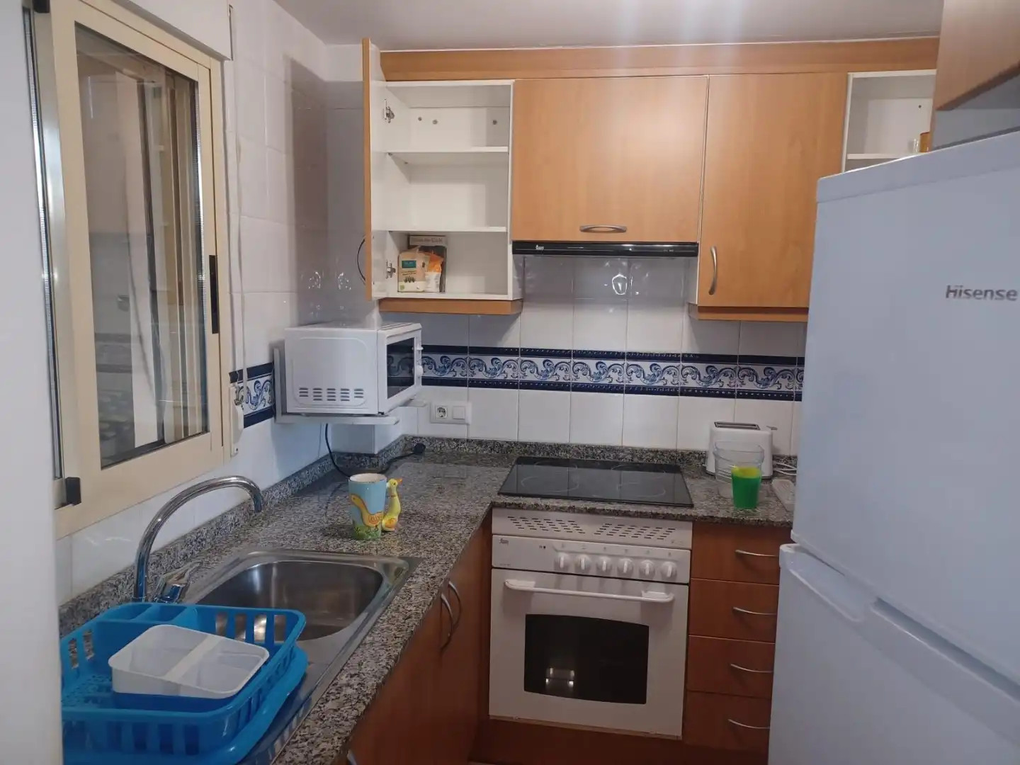 Wohnung zur Miete in Carretera de Les Marines a Dénia, 3, El Palmar - Los Molinos Küche von Wohnung zur Miete in Dénia mit Klimaanlage, Terrasse und Schwimmbad