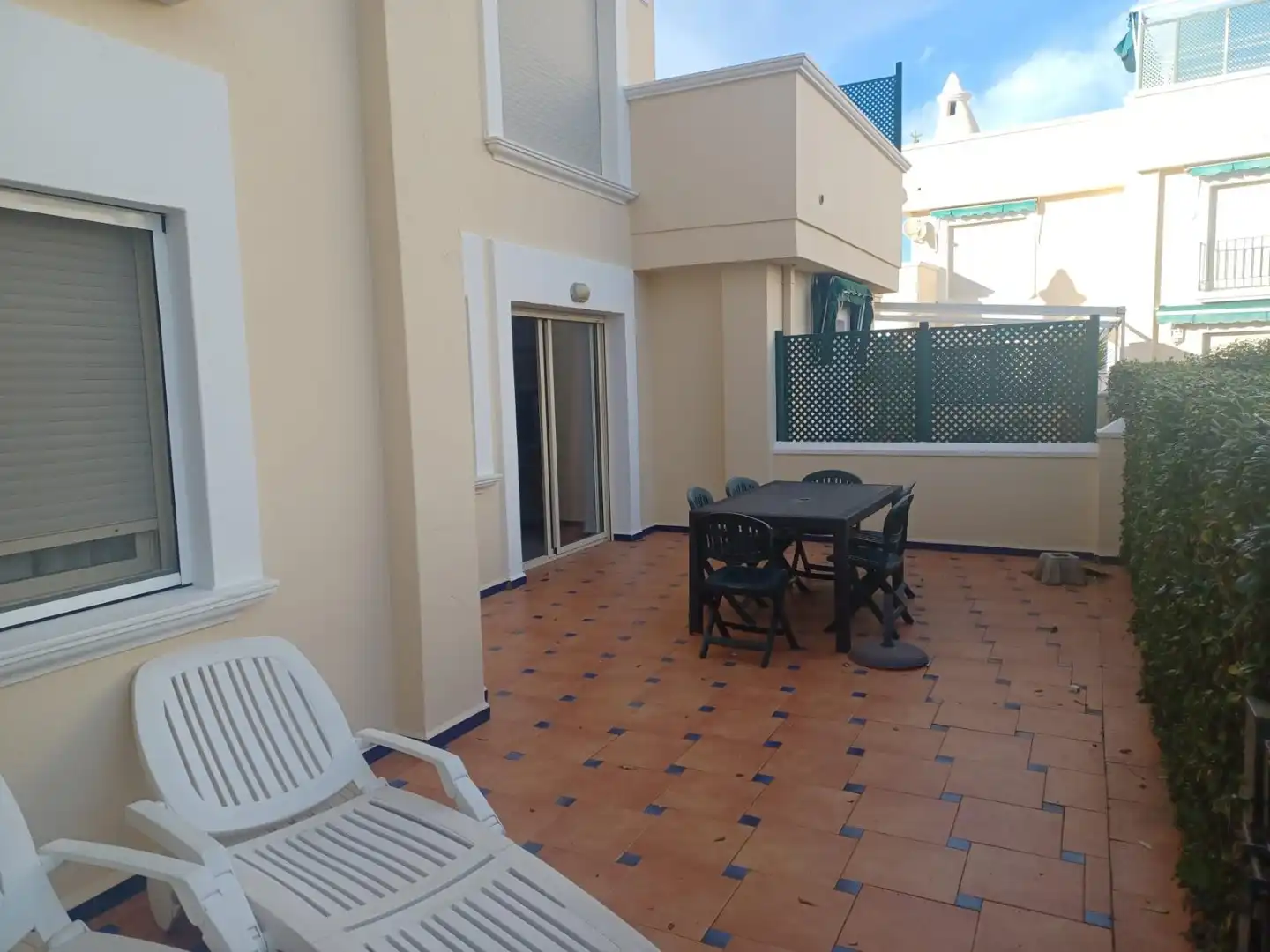 Wohnung zur Miete in Carretera de Les Marines a Dénia, 3, El Palmar - Los Molinos Terrasse von Wohnung zur Miete in Dénia mit Klimaanlage, Terrasse und Schwimmbad