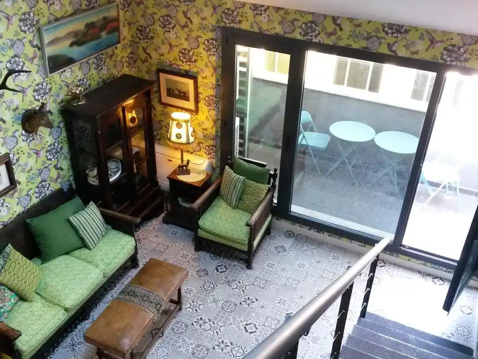 Loft de alquiler en Calle Alcalá, 510, Simancas Sala de estar de Loft de alquiler en Madrid Capital con Aire acondicionado y Terraza