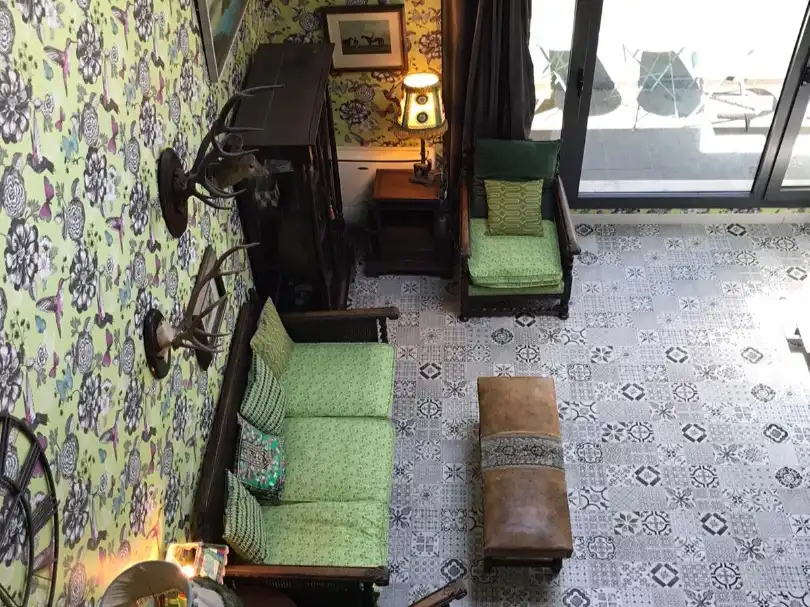Loft de alquiler en Calle Alcalá, 510, Simancas Sala de estar de Loft de alquiler en Madrid Capital con Aire acondicionado y Terraza