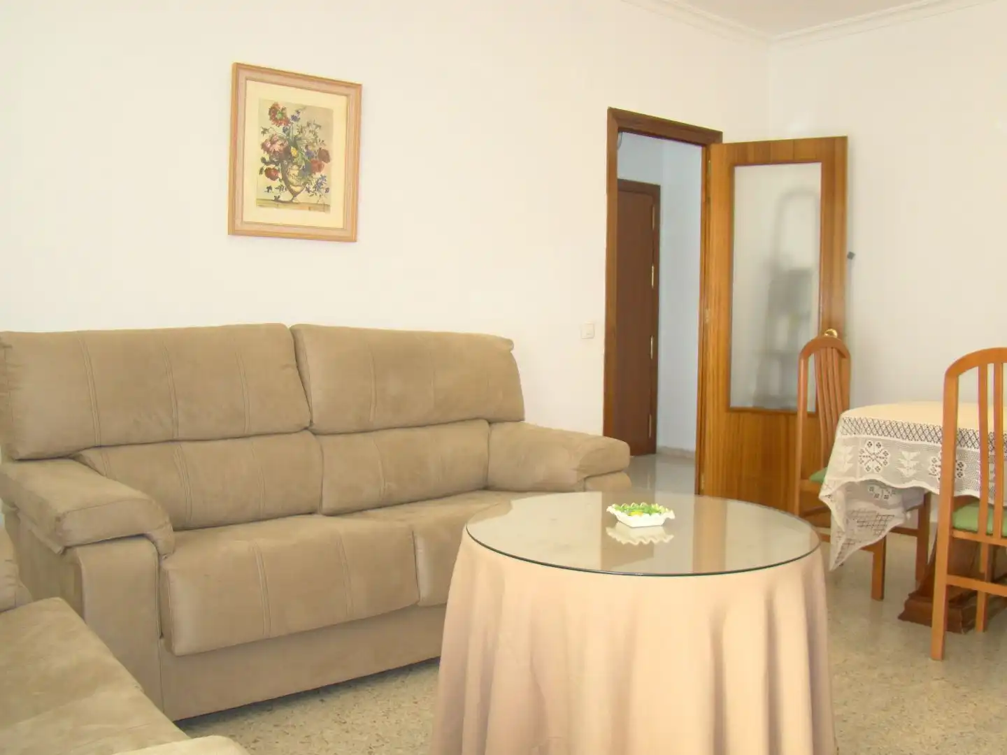Sala d'estar de Pis en venda en  Sevilla Capital amb Aire condicionat, Terrassa i Balcó