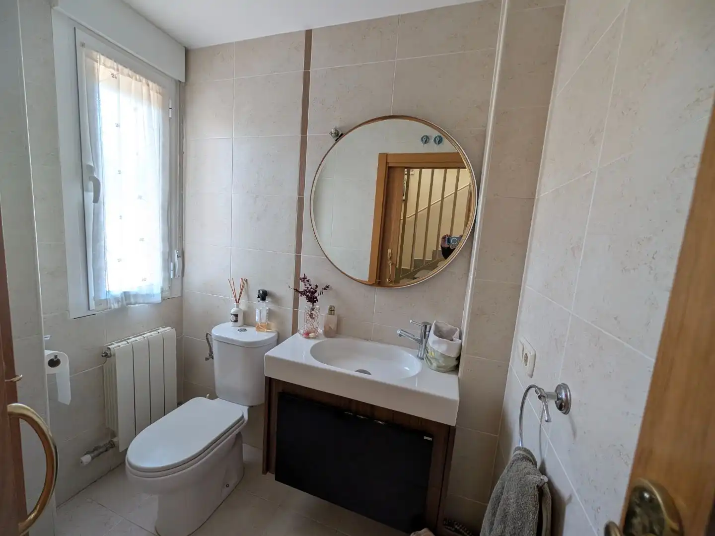 Flat for sale in Avenida de la Unión Europea, 13, Monterrubio de Armuña Bathroom of Flat for sale in Monterrubio de Armuña with Heating, Private garden and Parquet flooring