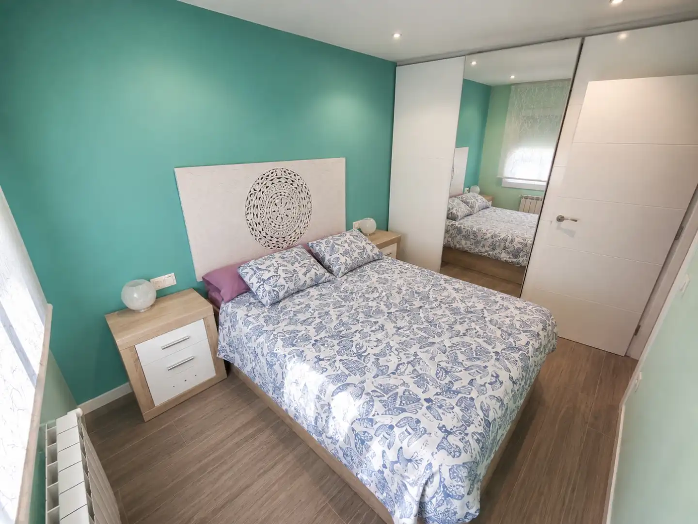 Bedroom of Flat for sale in Sant Feliu de Llobregat  with Air Conditioner, Heating and TV