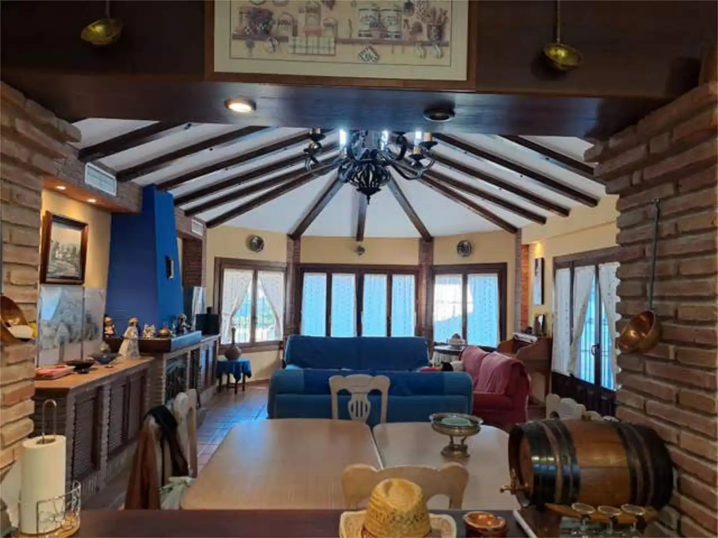 Casa adosada en venta en Almogía Comedor de Casa adosada en venta en Almogía con Jardín privado, Piscina y Amueblado