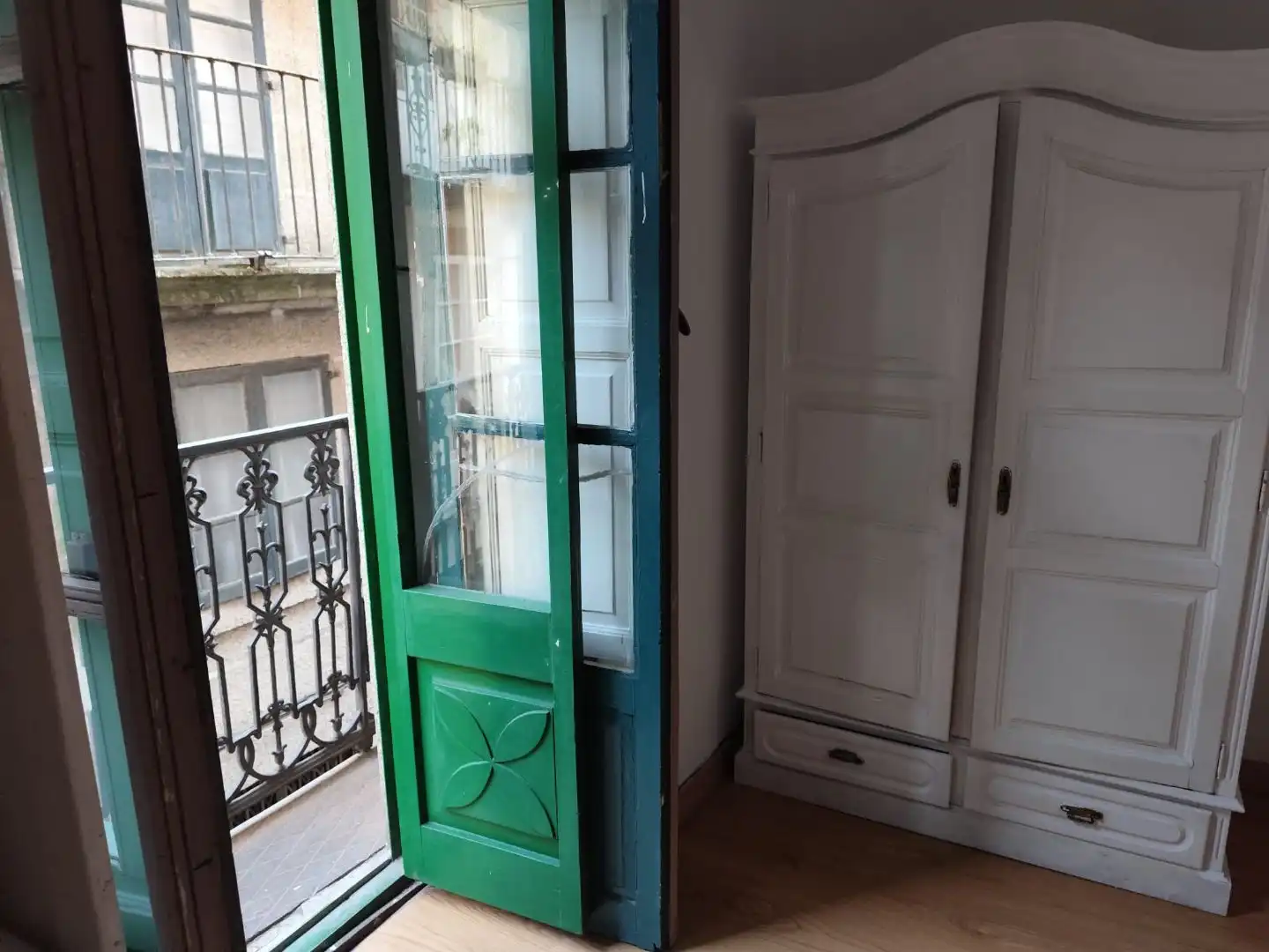 Terraza de Piso de alquiler en Santiago de Compostela  con Calefacción y Amueblado