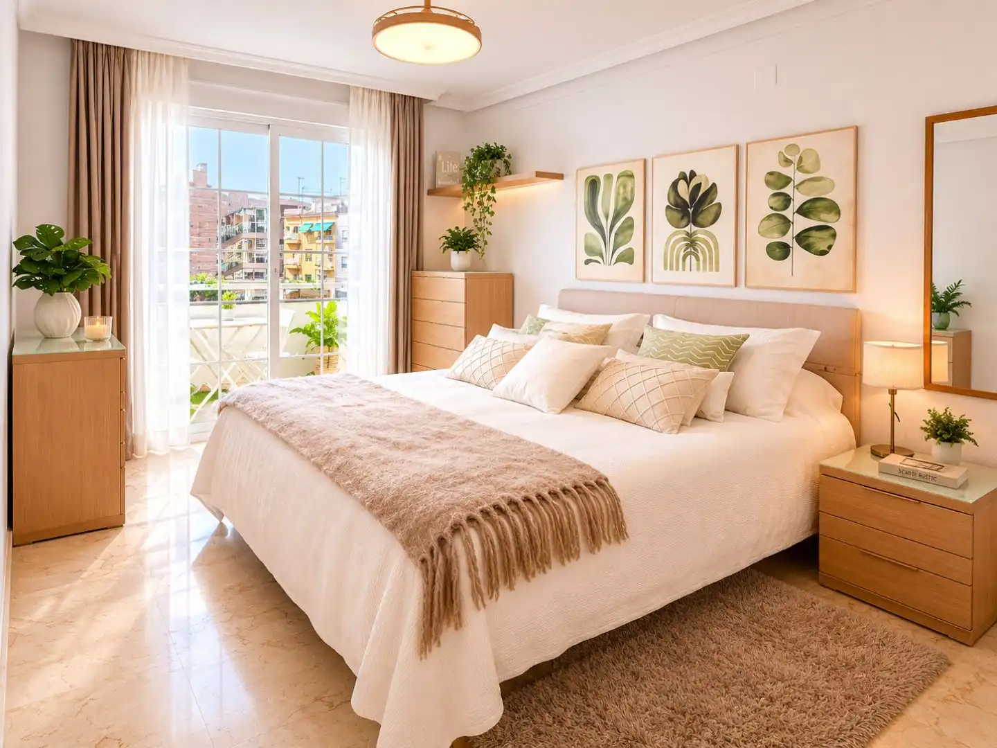 Flat for rent in Calle del Tonelero, 14, Centro Bedroom of Flat for rent in Murcia Capital with Air Conditioner and Balcony
