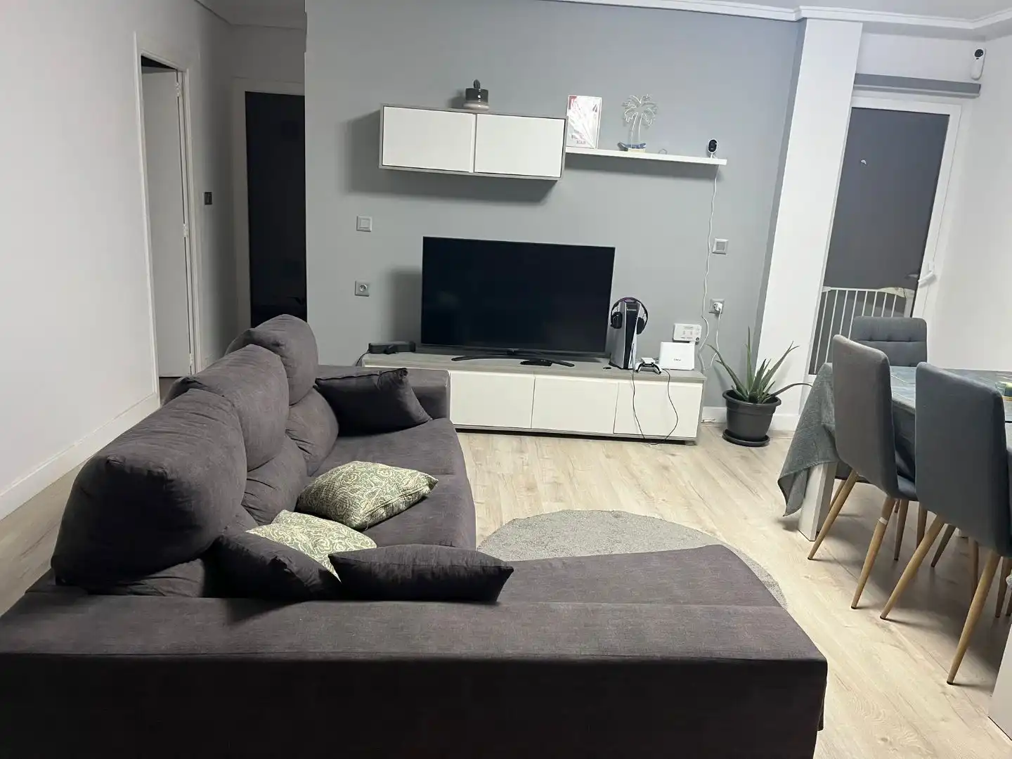 Piso de alquiler en Carrer Faura, 9, Doctor Palos - Alto Palancia Sala de estar de Piso de alquiler en Sagunto / Sagunt con Aire acondicionado, Calefacción y Parquet