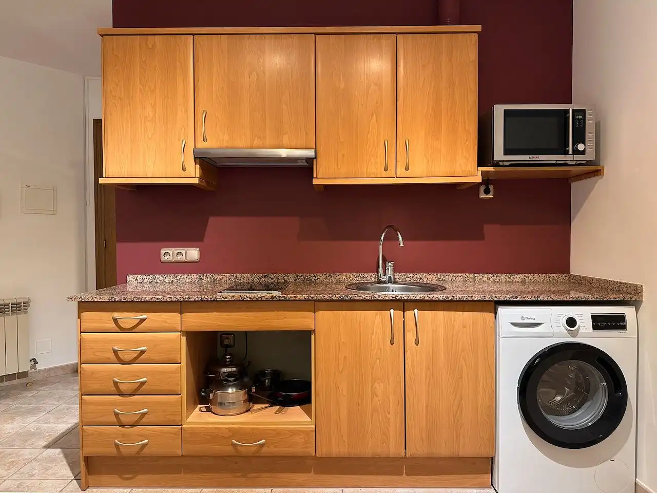 Wohnung zur Miete in Carrer del Pou, 7, Nord-Oest - Can Noguera Küche von Wohnung zur Miete in La Garriga mit Klimaanlage, Heizung und Schwimmbad
