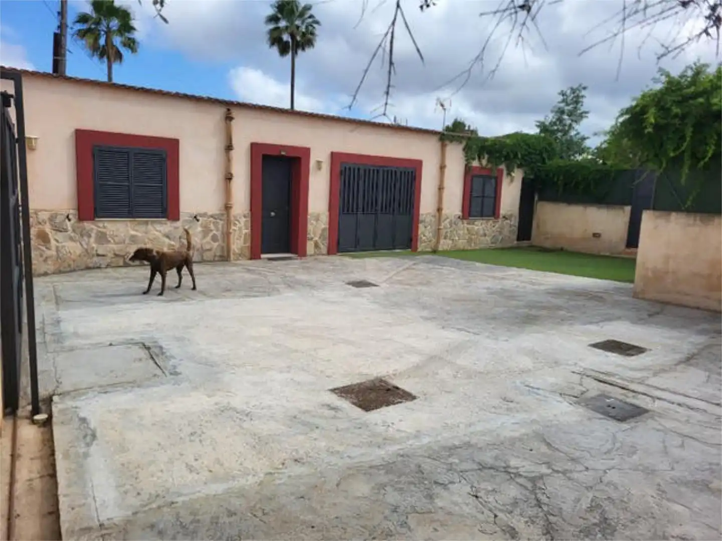 Vista exterior de Pis de lloguer en  Palma de Mallorca amb Calefacció, Jardí privat i Terrassa